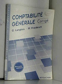 Comptabilité générale: Corrigé