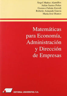 Matematicas para economia,administracion y direccion de empresas