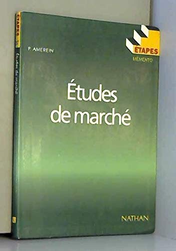 Etudes de marché, étapes 37