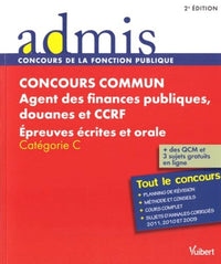 Concours commun, Agent des finances publiques, douanes et CCRF: Epreuves écrites et orale, Catégorie C