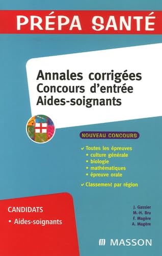 Concours d'entrée aides-soignants