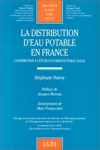 La distribution d'eau potable