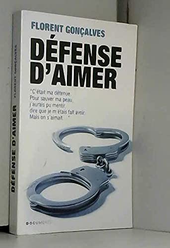 Défense d'aimer
