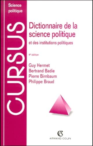 Dictionnaire de la science politique et des institutions politiques, 4e édition