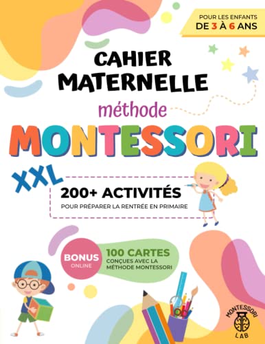 Cahier Maternelle XXL - Méthode Montessori