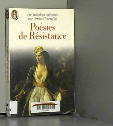 Poésies de résistance