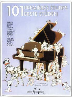 Les 101 premieres études de piano