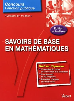 Savoirs de base en mathématiques: Catégorie B