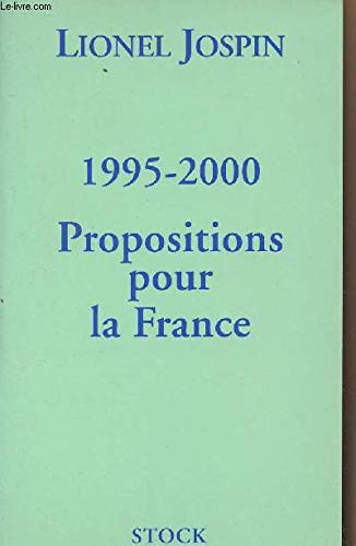 1995-2000: Propositions pour la France