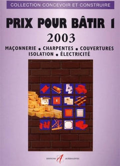 Prix pour bâtir 1 - 2003
