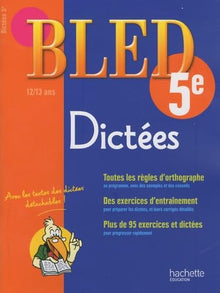 Dictées 5e: 12-13 ans