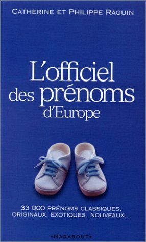 L'officiel des prénoms d'Europe