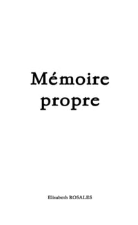 Mémoire propre