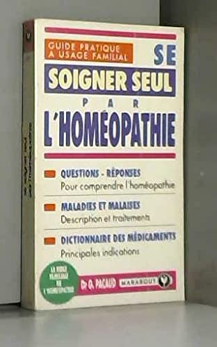 Se soigner seul par l'homéopathie
