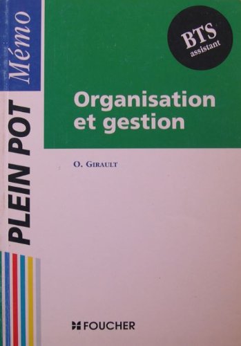 Organisation et gestion - BTS assistant
