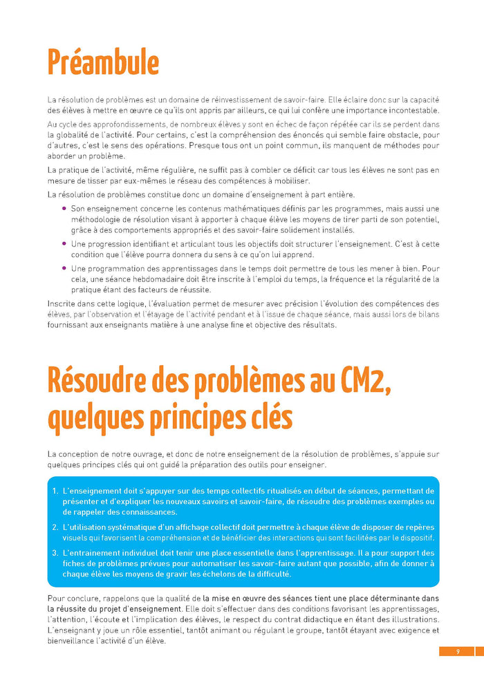 Résoudre des problèmes CM2