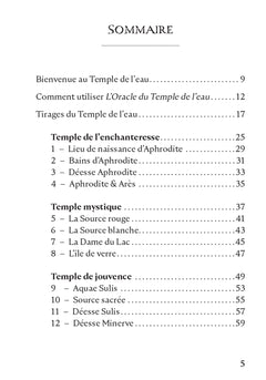 L'oracle du temple de l'eau