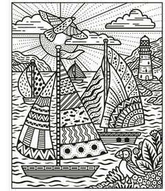 À la mer - La peinture magique