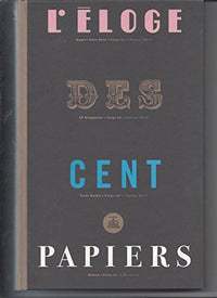 PRIME L'ELOGE DES CENTS PAPIERS 04/2011
