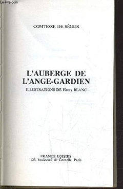L'auberge de l'Ange-Gardien