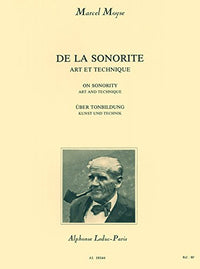De la sonorité - Art et technique de la flûte traversière