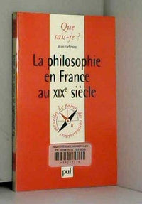 La Philosophie en France au XIXe siècle