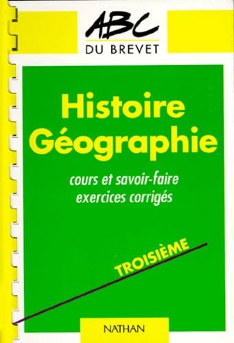 Histoire Géographie, 3e