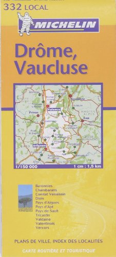 Carte routière : Drôme - Vaucluse