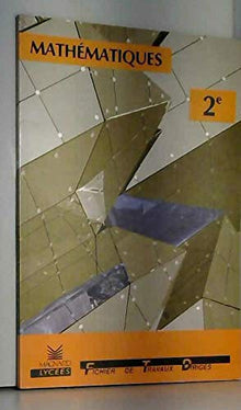 Mathématiques, seconde, fichier de travaux dirigés