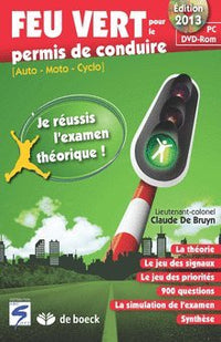 Feu vert pour le permis de conduire - pc dvd-rom je reussis l'examen theorique