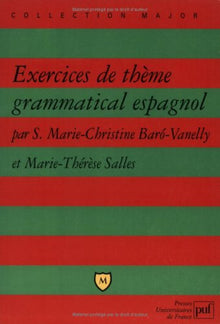 Exercices de thème grammatical espagnol