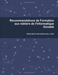 Recommandations de Formation aux métiers de l'Informatique Durable