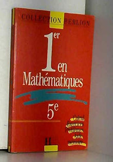 1er en mathématiques, 5e