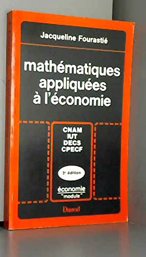 Mathématiques appliquées à l'économie