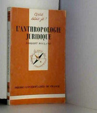 L'anthropologie juridique