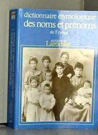Dictionnaire Des Noms Et Prenoms