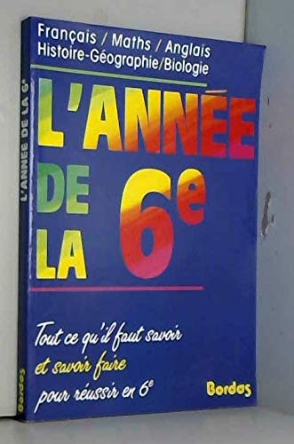 L'année de la 6ème