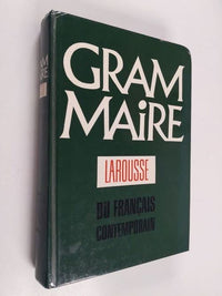 Grammaire Du Francais Contemporain