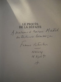 Le Procès de la défaite