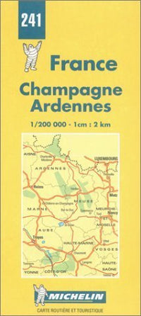 Carte routière : Champagne - Ardennes