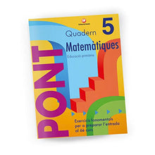 Quadern Pont Matemàtiques 5. Exercicis per a passar a sisè curs. Ed. Primària
