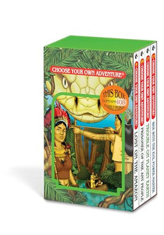 Choose Your Own Adventure 4-Book Boxed Set #3 (Lost On The Amazon , Prisoner Of The Ant People, Trouble On Planet Earth, War With The Evil Power Master)