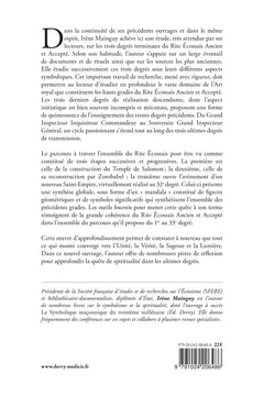 Symbolique des ultimes grades de vaillance et de sagesse - Rite Ecossais Ancien et Accepté du 31e au 33e degré