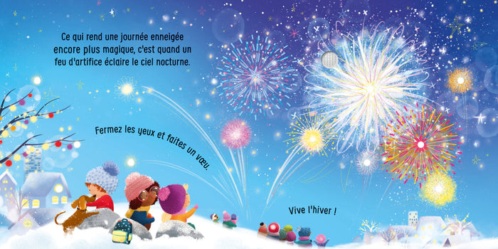 Vive l'hiver ! - Mon livre sonore et lumineux - Dès 6 mois