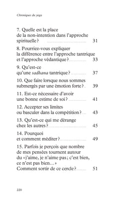 Chroniques sur le yoga et le tantra