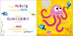 Coucou petits poissons - Mon livre à toucher silicone