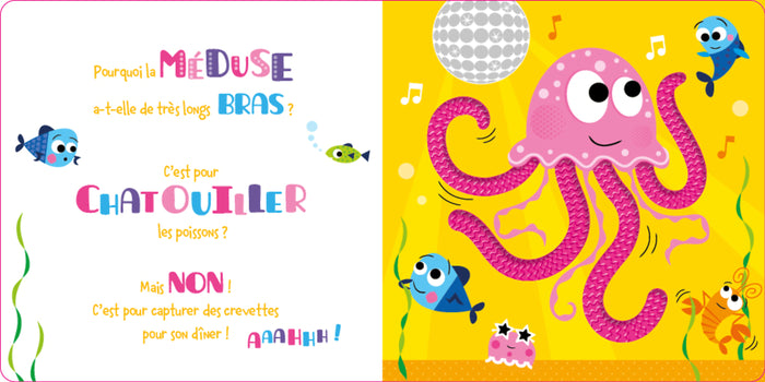 Coucou petits poissons - Mon livre à toucher silicone