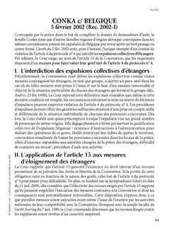 Jurisprudence de la cour européenne des droits de l'homme