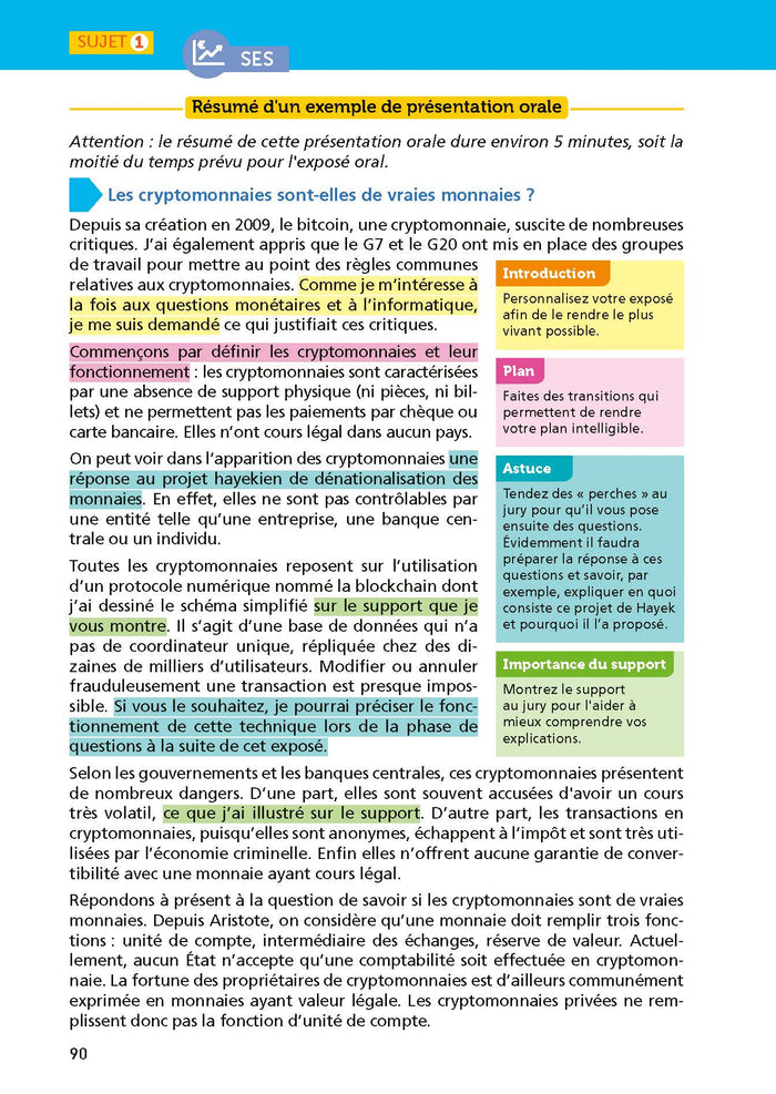ABC Réussite - Mission Grand oral - Sc.Humaines et Sociales - Spécialités Term