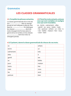 Réussite collège français 6e